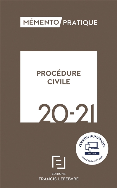 Procédure civile : 2020-2021