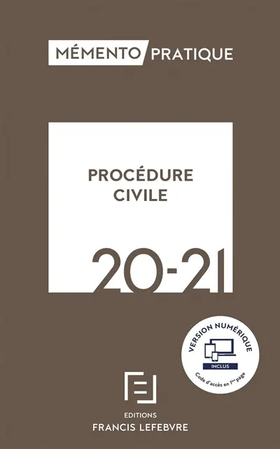 Procédure civile : 2020-2021 Procédure civile : 2020-2021