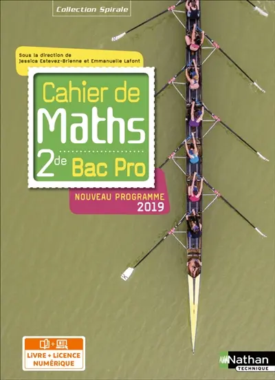 Cahier de maths 2de bac pro : nouveau programme 2019