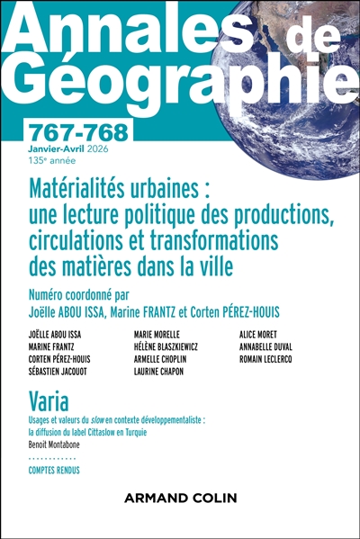 Annales de géographie, n°...