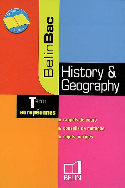 History & geography : terminales européennes