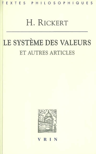 Le système des valeurs et autres articles
