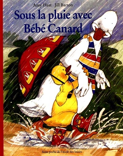 Sous la pluie avec Bébé Canard