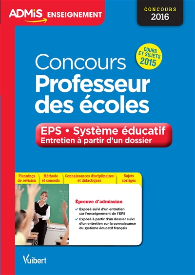 Concours professeur des...