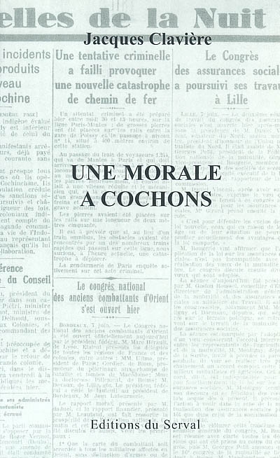 Une morale à cochons