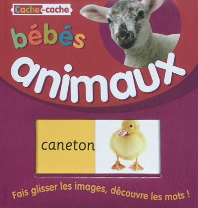 Bébés animaux : fais glisser les images, découvre les mots !