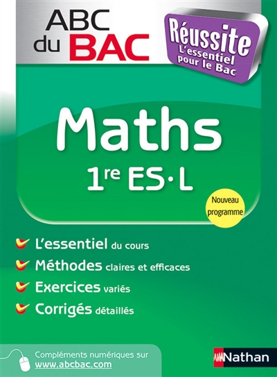 Mathématiques 1re ES, L : programme 2011
