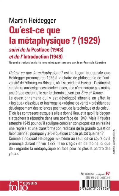 Qu'est-ce que la métaphysique ?