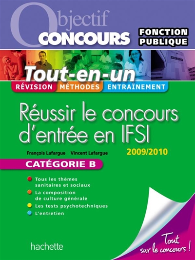 Réussir le concours d'entrée en IFSI : catégorie B