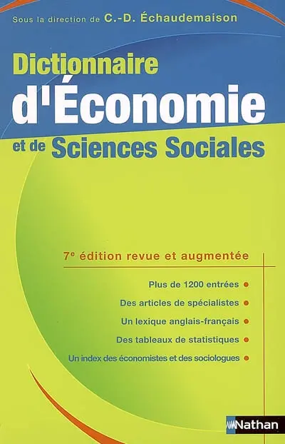 Dictionnaire d'économie et de sciences sociales