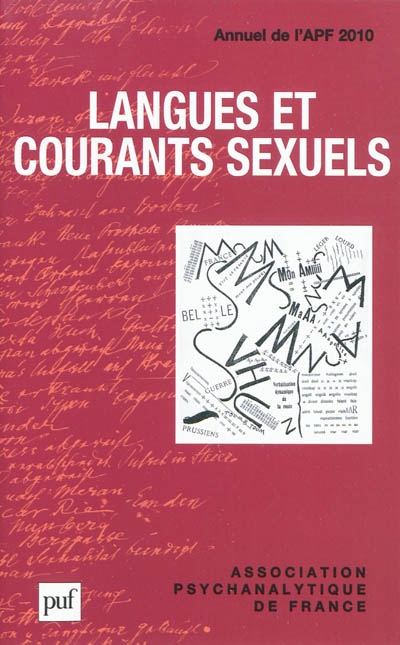 Annuel de l'APF, n° 2010. Langues et courants sexuels