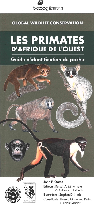 Les primates d'Afrique de l'Ouest : guide d'identification de poche