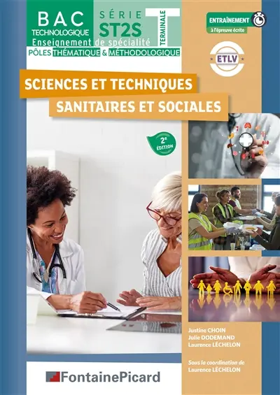 SCIENCES ET TECHNIQUES SANITAIRES ET SOCIALES TERMINALE ST2S SCIENCES ET TECHNIQUES SANITAIRES ET SOCIALES TERMINALE ST2S