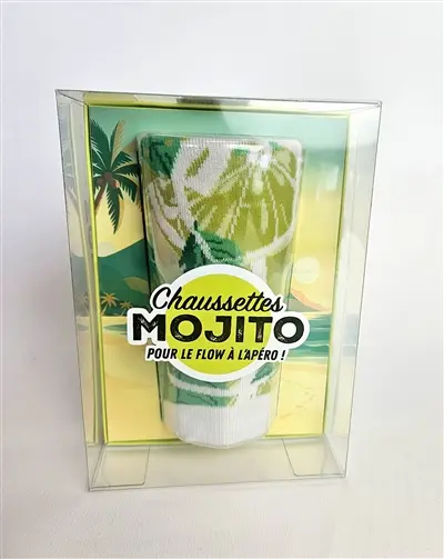 Chaussettes mojito : pour le flow à l'apéro !