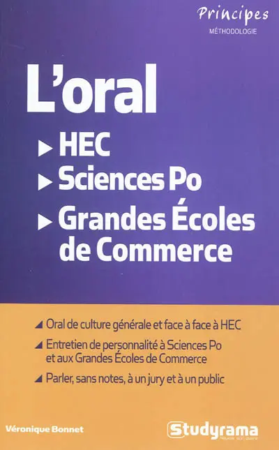 L'oral : HEC, Sciences Po, grandes écoles de commerce