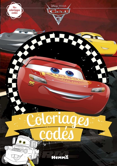 Cars 3 : coloriages codés