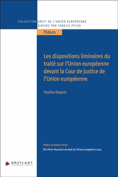 Les dispositions liminaires...