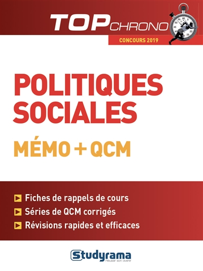 Politiques sociales, mémo + QCM