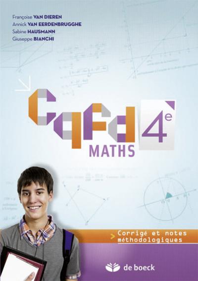 CQFD maths 4e : corrigé et notes méthodologiques