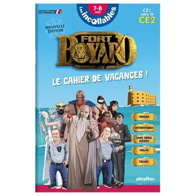 Fort Boyard, CE1 vers le CE2, 7-8 ans : le cahier de vacances !