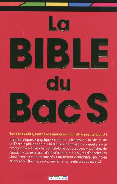 La bible du bac S