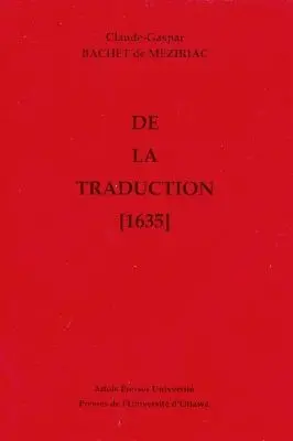 De la traduction, 1635