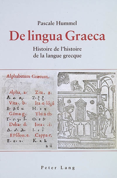 De lingua graeca : histoire de l'histoire de la langue grecque