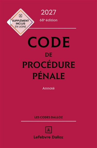 Code de procédure pénale...