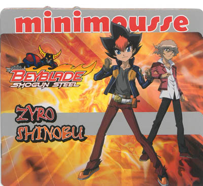 Beyblade, shogun steel : Zyro, Shinobu