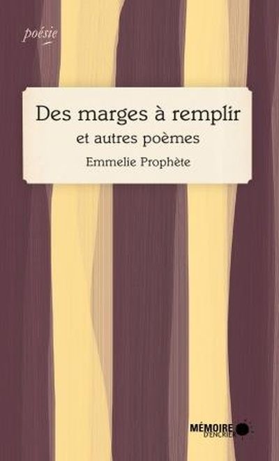 Des marges à remplir et autres poèmes