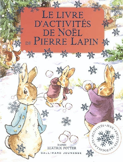 Le livre d'activités de Noël de Pierre Lapin