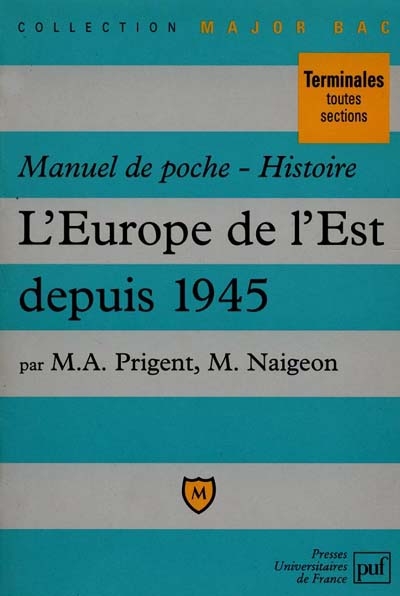 L'Europe de l'Est depuis 1945