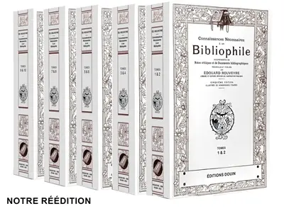 Connaissances nécessaires à un Bibliophile : 10 tomes en 5 volumes.