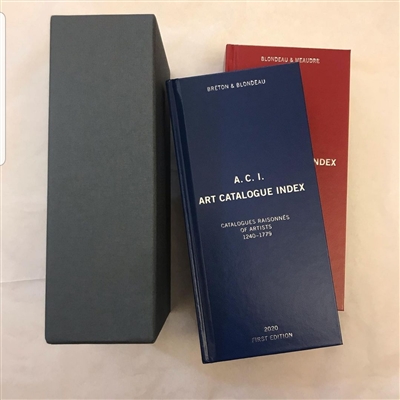 ACI, art catalogue index : catalogues raisonnés of artists, 1240-2019