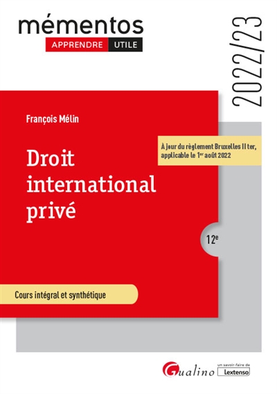 Droit international privé : 2022-2023