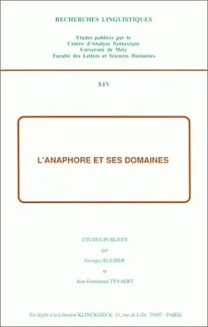 L'Anaphore et ses domaines