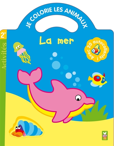 Je colorie les animaux. La mer : 2+