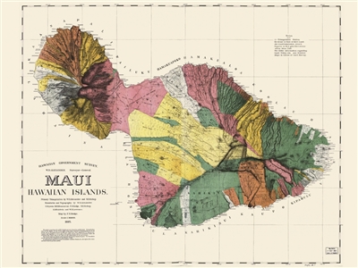 Maui, îles hawaïennes. Mauii, Hawaiian islands
