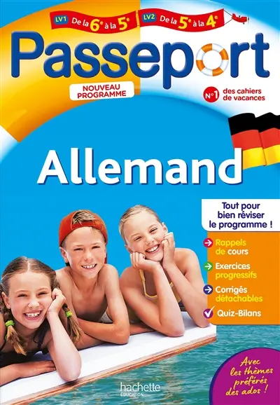 Passeport allemand, de la 6e à la 5e