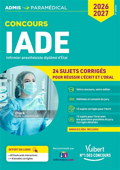Concours IADE, infirmier...