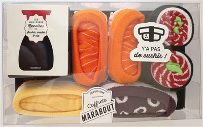 Y'a pas de sushis ! : chaussettes sushis pour des pieds à croquer !