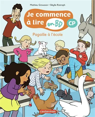 Je commence à lire en BD. Pagaille à l'école : CP