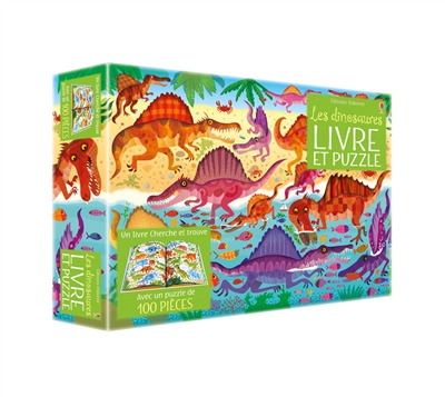 Les dinosaures : livre et puzzle