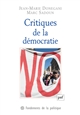 Critiques de la démocratie - Jean-Marie Donegani